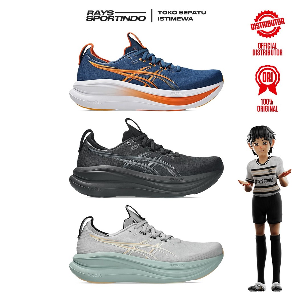 SEPATU RUNNING ASICS GEL NIMBUS 28 MEN ORIGINAL