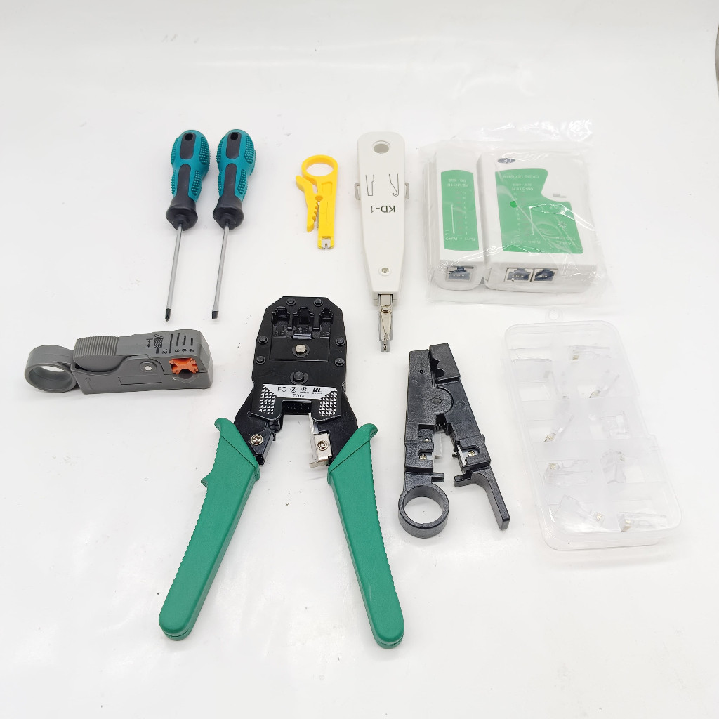 TOOLKIT NETWORK REPAIR BAG TOOLKIT BAG NETWORK REPAIR ALAT SERVICE JARINGAN