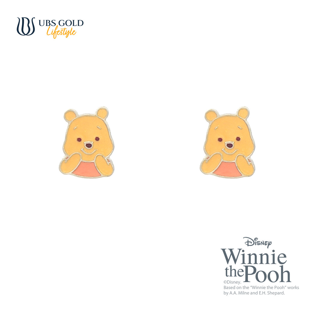 UBS Gold Anting Emas Anak Disney Winnie The Pooh - Awy0032 - 17K