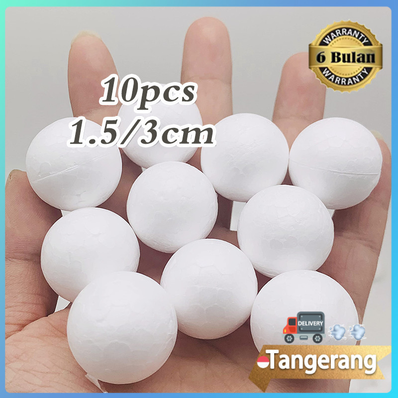 10PCS Bola Gabus Tata Surya Planet Styrofoam / Bola Gabus Styrofoam