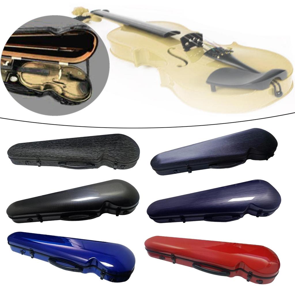4/4 Violin Hard Case Carbon Fiber Violin Box,Violin Bag,Violin Storage Hard Box for Travel