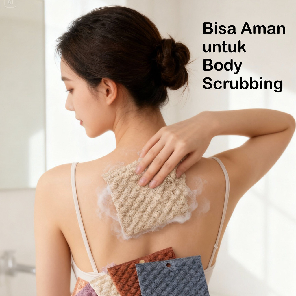 Haneda Kain Lap Bubble Kanebo Kasar Magic Aman Untuk Panci Anti Lengkap Teflon Kain Dapur Serbaguna