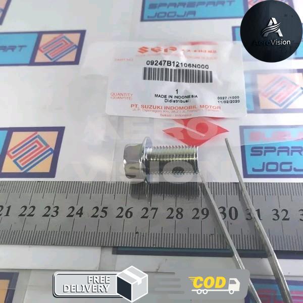 AEROVISION - Suzuki Parts 09247B12106N000 Baut Tap Oli Mesin Suzuki Satria FU 150 Karbu Ori