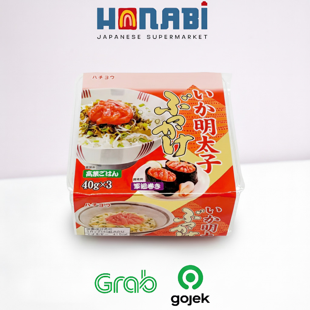 Hachiyo Ika Mentaiko Bukkake 120g - Cumi Segar dengan Telur Ikan Pedas Made In Japan