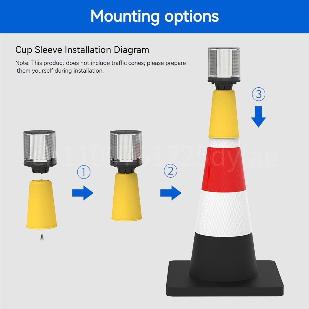 Solar Traffic Tower Crane ning Light LED Bulb Lamp Tower Crane Lamp for Construction Traffic Factory