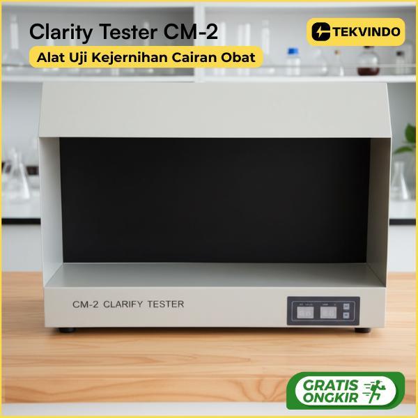 Clarity Tester CM-2 Alat Uji Kejernihan Cairan Obat Injeksi & Botol Farmasi Presisi Laboratorium