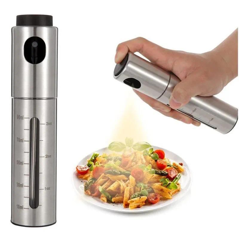 BBQ Baking Olive Oil Spray Bottle 304 Stainless Steel Oil Spray Bottle Vinegar Spray Bottles BQ Spra