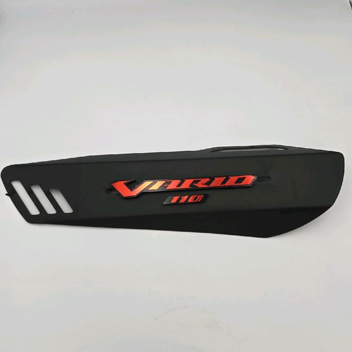 Cover Knalpot Semua Motor Vario Plus Emblem Vario 110 Universal Honda Vario Motorcycle - +Emblem V-1
