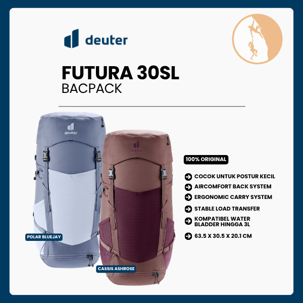 Tas Ransel Hiking Backpack - Deuter Futura 30 SL