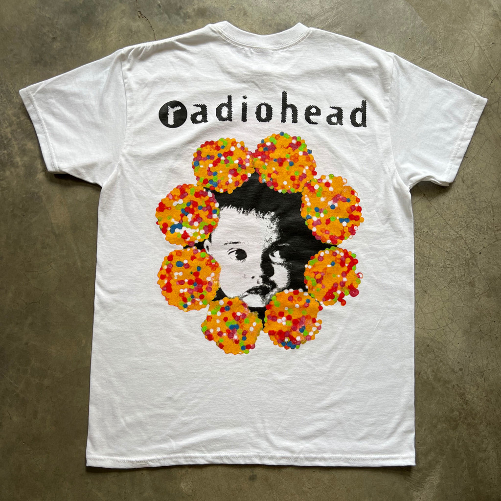Kaos Tshirt Band Radiohead Pablo Honey Tour 1993 bootleg vintage style