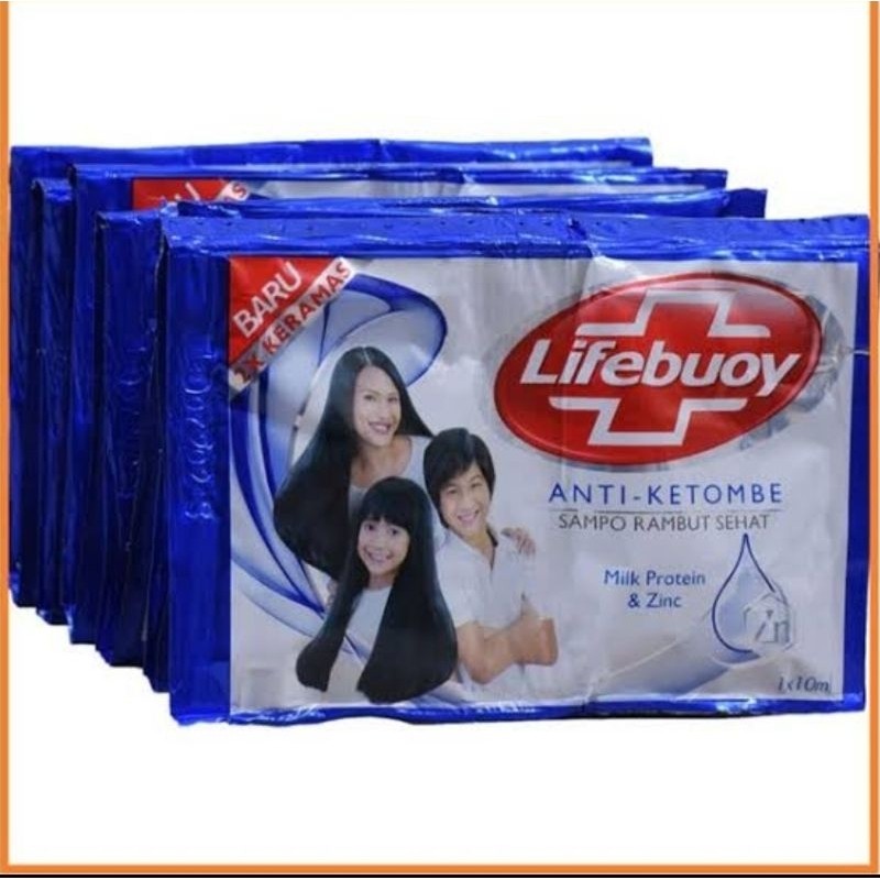 Shampoo Lifebuoy Renceng / Shampoo Lifebuoy 9ml renteng Sachet | 12