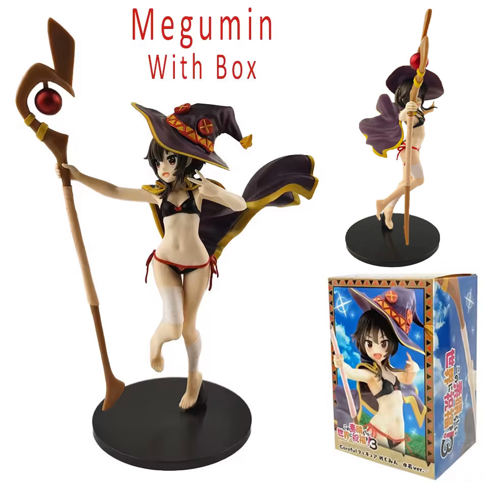 Figma 408 Figure KonoSuba God's Blessing on This Wonderful World Anime Figure Megumin Figures Cute S