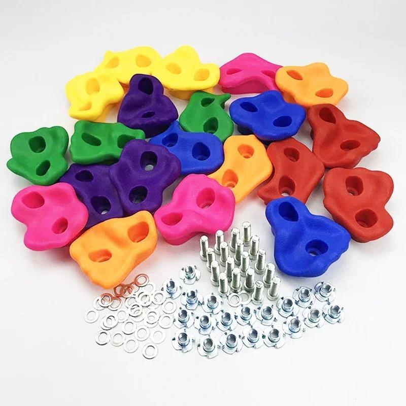 Toys For ildren Kids Rock Climbing Wall Holds Games ildren Wood Wall Climbing Stones Toys ild Playgr