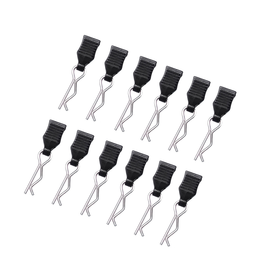 MJX 16101 16102 MJX 16208 16209 16210 M001 HBX 16889 12pcs Body Shell Clip Pin with Fixing Mount 1/1