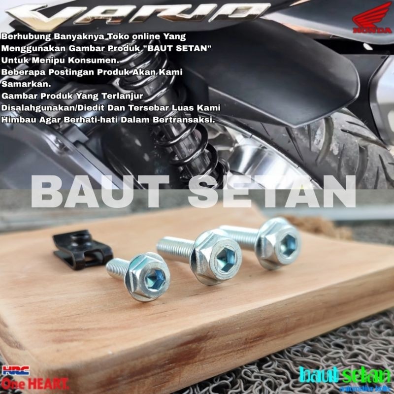 Baut Set Hugger Honda Vario 125/150 Airblade/Moscow