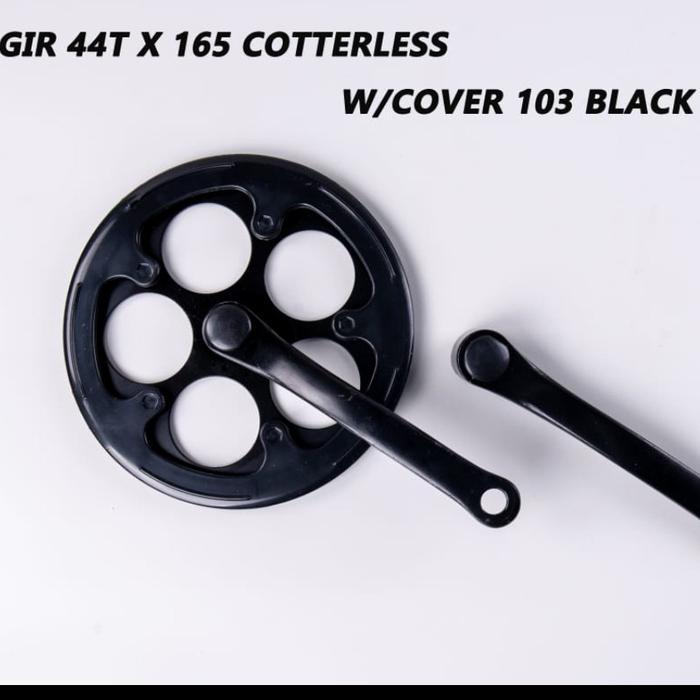 sparepart sepeda gir crankset crank set single speed sepeda lipat mtb 44T by united