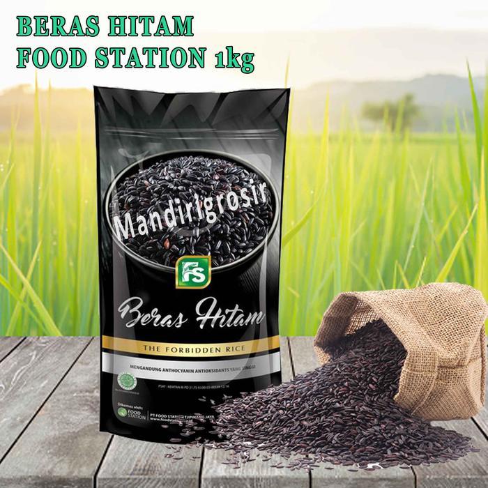 BERAS HITAM FOOD STATION 1KG* BERAS