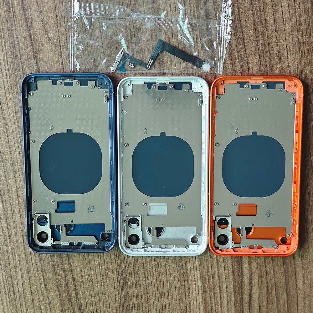 y Back Housing For iPhone X XS XR Xsmax 11 12 TO 17 Pro 17 PRO Max with SIM Tray Back Cover Case for