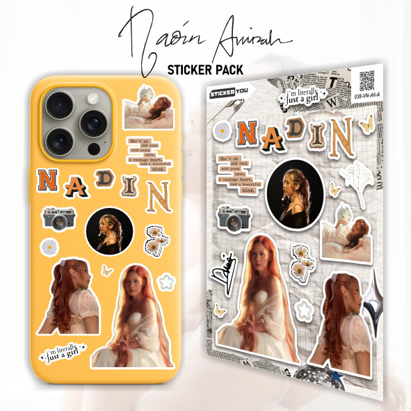Wall of - 20pcs Stiker NADIN AMIZAH Pack | Stiker Anti Air Anti Luntur | Stiker HP Stiker Laptop | V