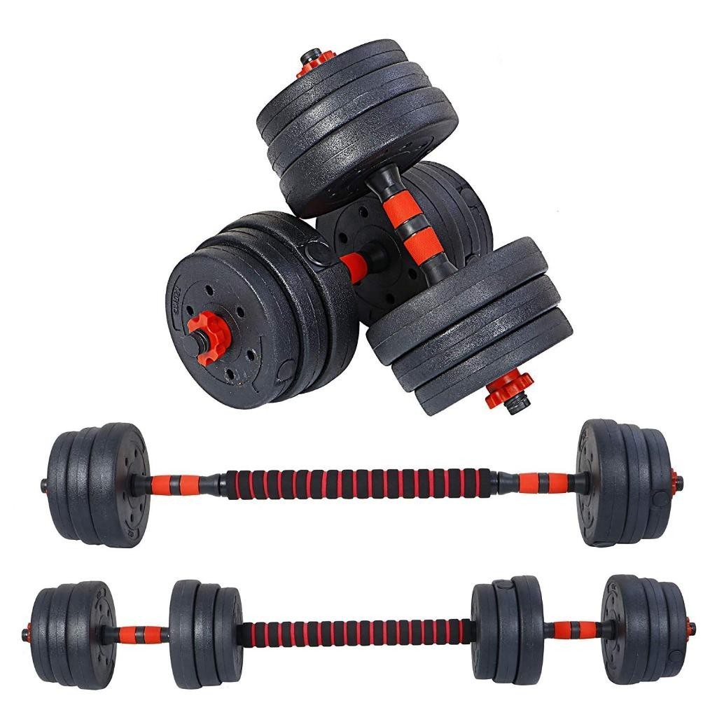 TERLARIS - Dumbell set 20 kg / Barbel set 20kg Angkat Beban