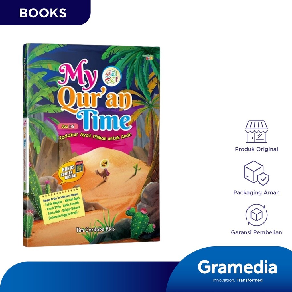 Gramedia Jember - Buku Cordoba: My Qur'an Time (Tim Cordoba Kids)