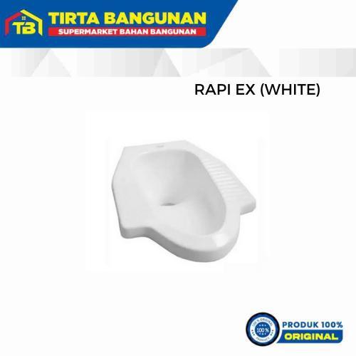 AMERICAN STANDARD RAPI EX CLOSET KLOSET TOILET WC JONGKOK WHITE Blue Pink Putih - Putih