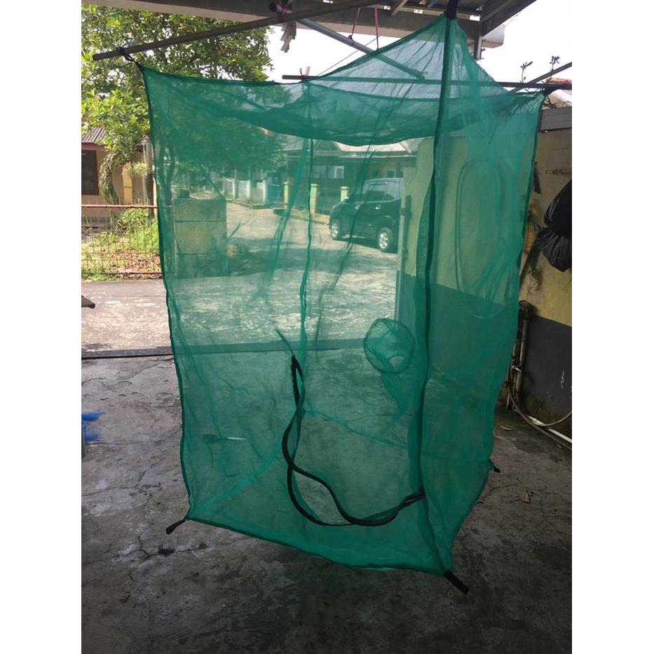 Kandang jaring lalat bsf Maggot 1x1x1.5