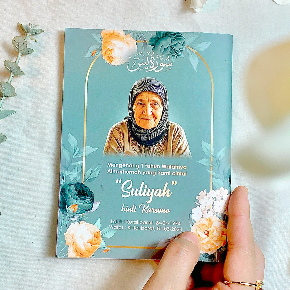 BUKU YASIN CUSTOM FOTO TERJEMAH (LENGKAP) Tahlil, ISTIGOSAH