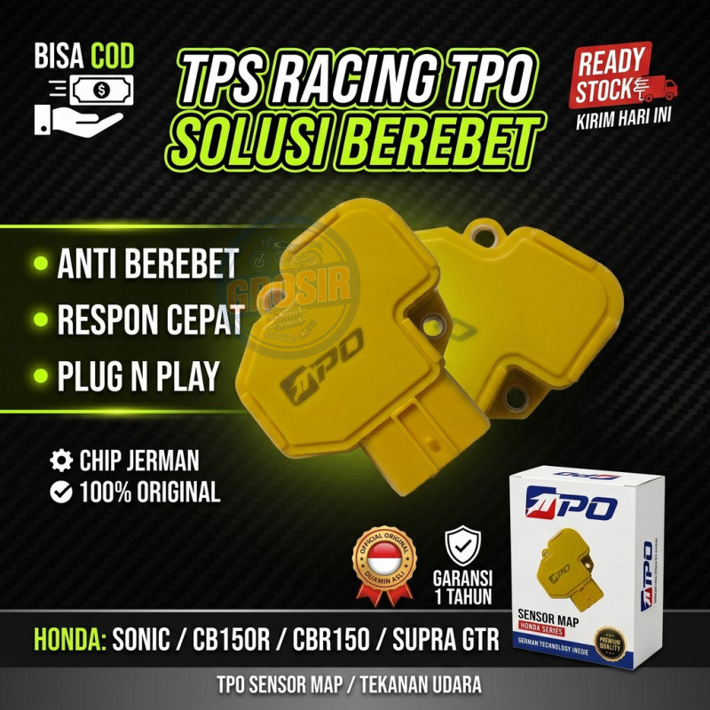 TPO Racing TPS Sensor MAP Honda Sonic 150R CB150R CBR150R Supra GTR Solusi Anti Berebet Throttle Pos