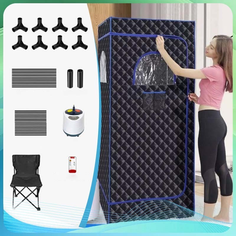 Sauna Portabel Pemanas Sauna Kotak Sauna Portable Sauna Rumah Kotak Sauna Full Body Portable