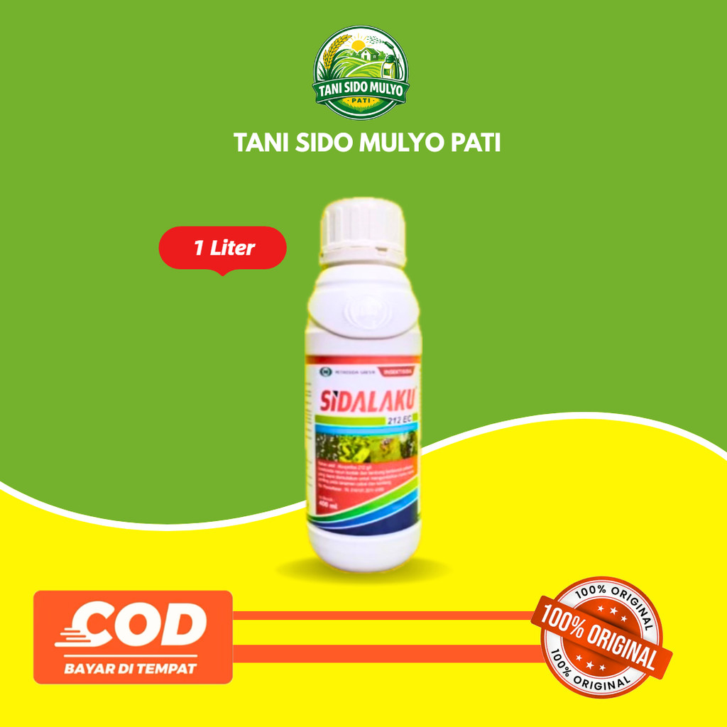 Sidalaku 1 Liter Insektisida Pembasmi Hama Sidalaku 212EC Insektisida Racun Kontak & Lambung