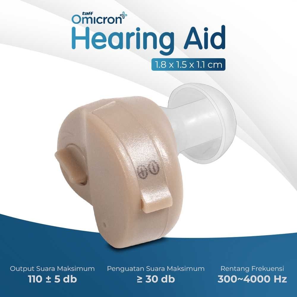 TaffOmicron Alat Bantu Dengar In Ear Hearing Aid - JZ-1088H Tunarungu Tuli Tuna Rungu Budeg Lansia U