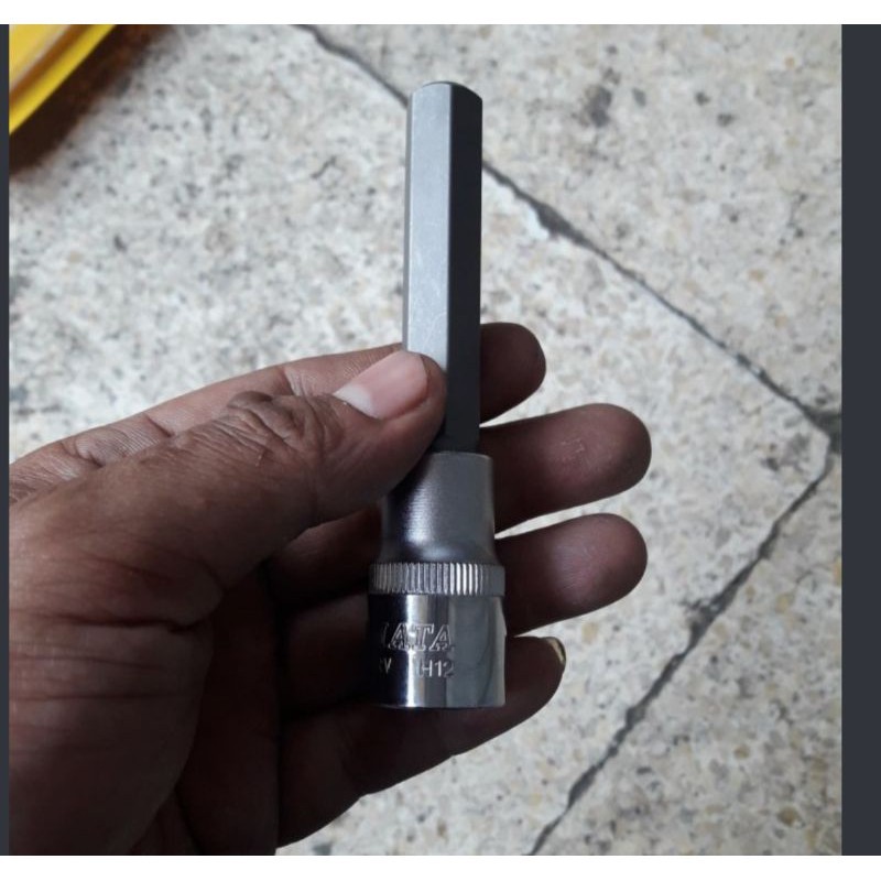 mata shock l 12 mm drive 1/2 inchi panjang tjap mata 12mm mata kunci shock kunci cvt