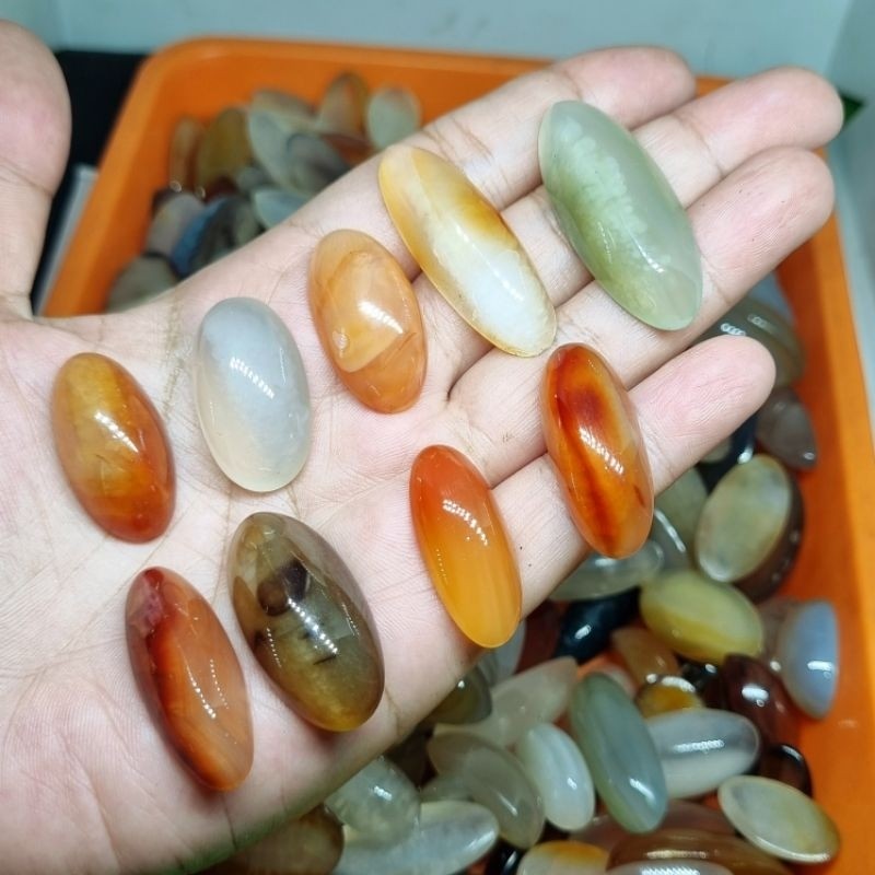 Batu akik pandan asli natural minimarket akik