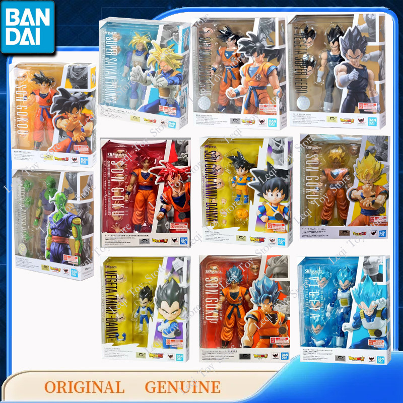 Bandai Original SHF Dragon Ball SON GOKU PICCOLO VEGETA  FRIEZA SHFiguarts Action Anime Figures Toys