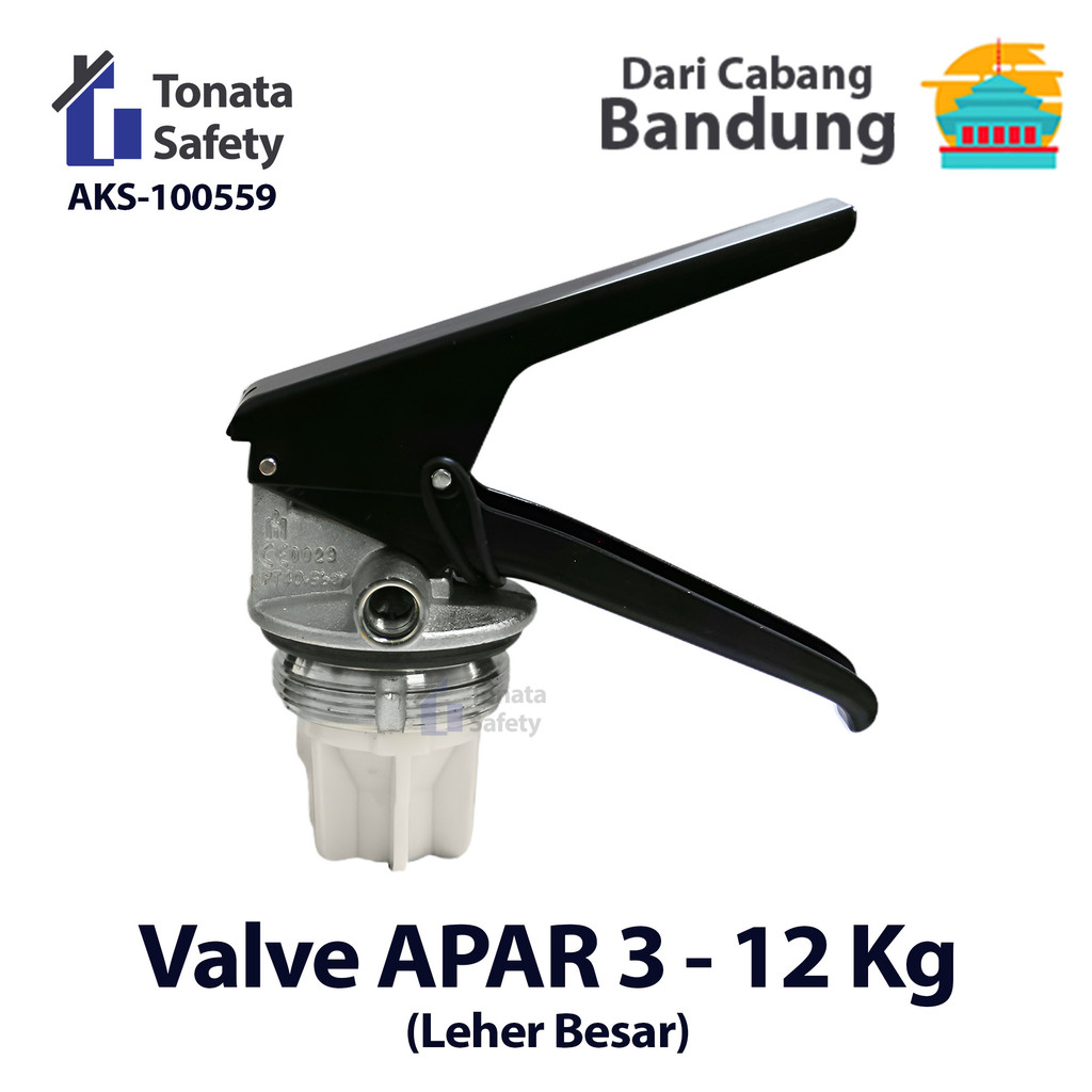 Valve APAR M50 Leher Besar / Katup Tabung Pemadam Api 3–12 Kg / Valve Pengganti APAR Powder, Foam & 
