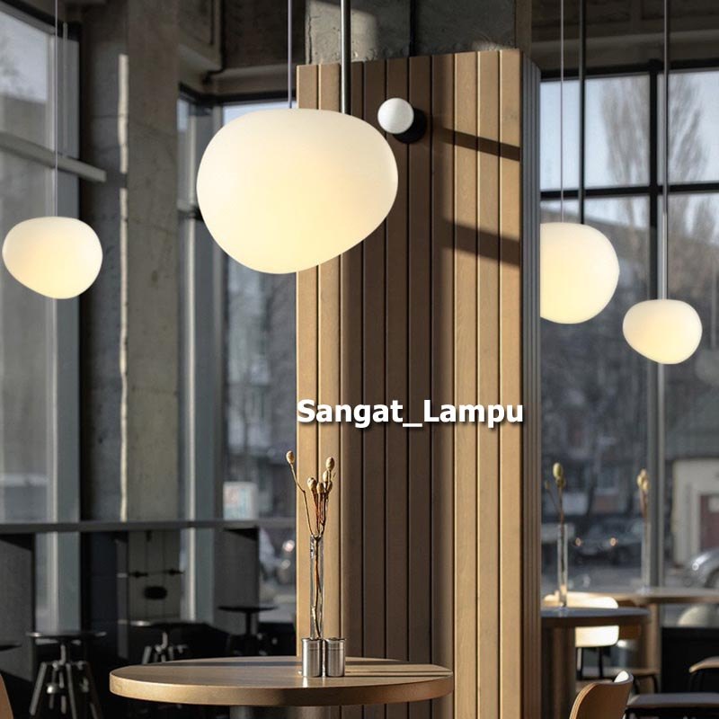 Sangat_Lampu lampu gantung minimalis lampu cafe 3 Warna lampu gantung ruang tamu Nordik