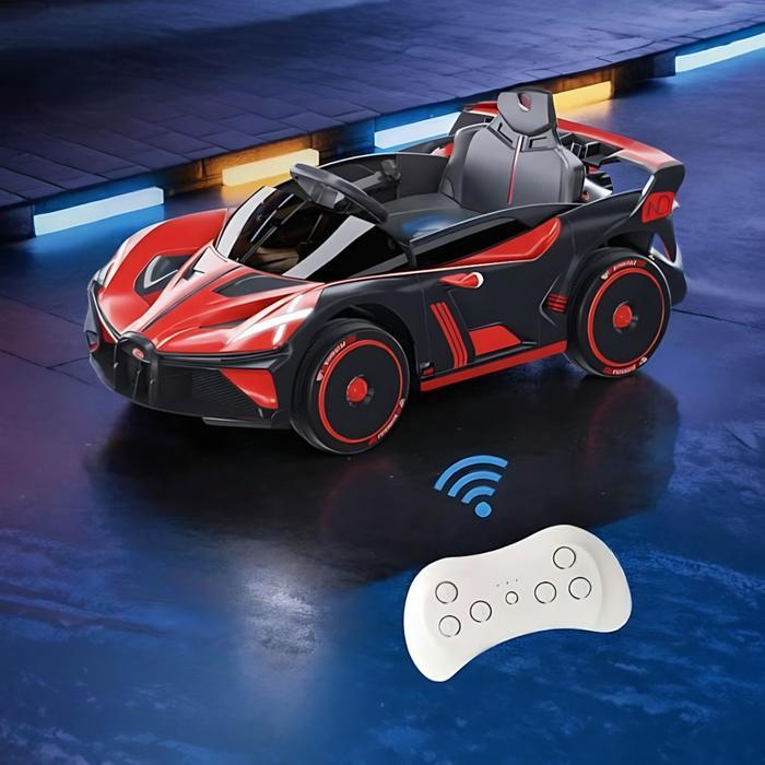 Mobil Aki Anak Sport Remote Control, Mainan Mobil Listrik Anak Lampu LED Musik, Ride On Car Premium