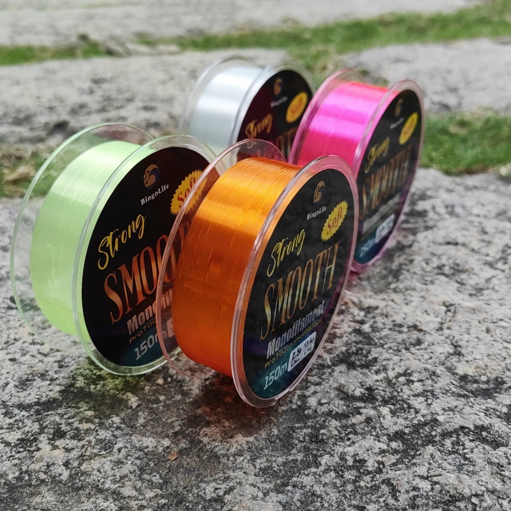Bingolife Monofilamen Kompetisi 150m Nilon Halus Fluorescent Kuat