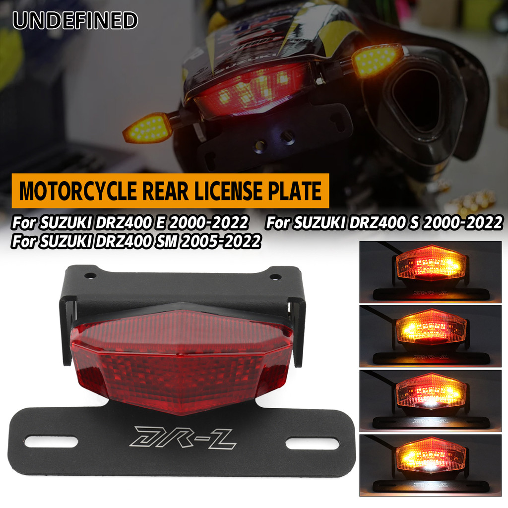 Motorcycle Tail Tidy Fender Eliminator LED Turn Signal Rear Tail Light For SUZUKI DRZ400SM DRZ 400 S