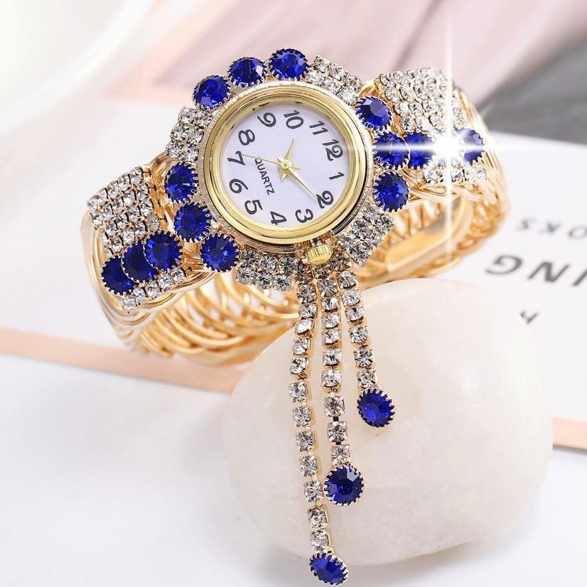 Jam tangan fashion wanita baru jam tangan wanita jam tangan gelang tahan air berlian jam tangan gela