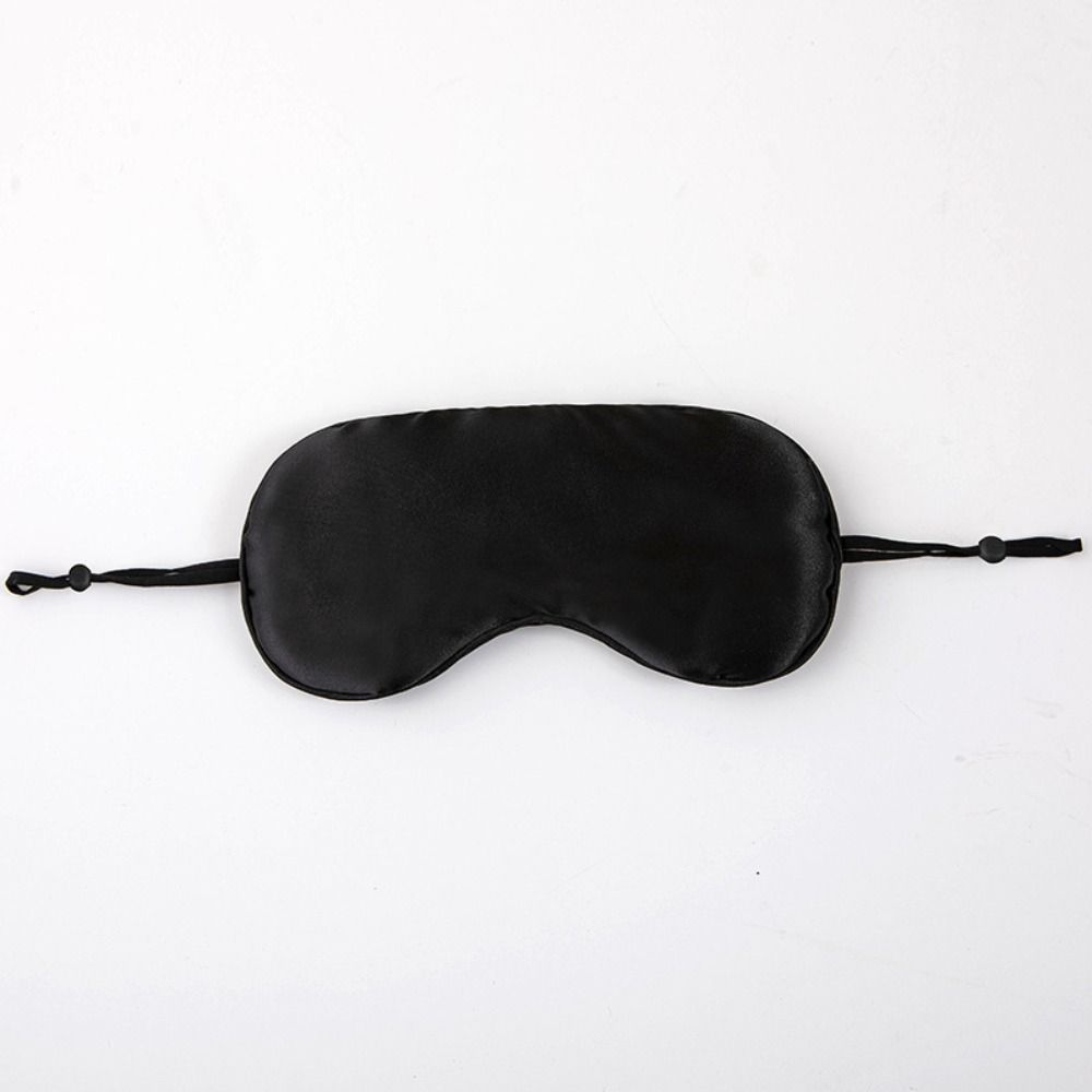 Fashion Shang Sleeping Mask Ventilate Mulberry Silk Sleeping Eye Patch Hanging Ear Breathing Relax S