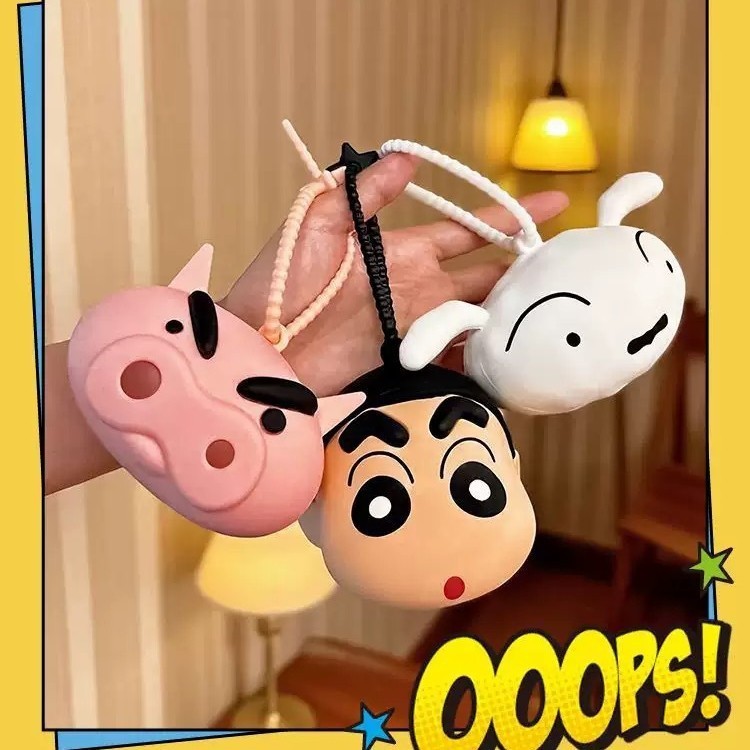 [ ORIGINAL ] Dompet Koin Silikon Gantungan Tas Wanita Karakter Lucu dengan Resleting