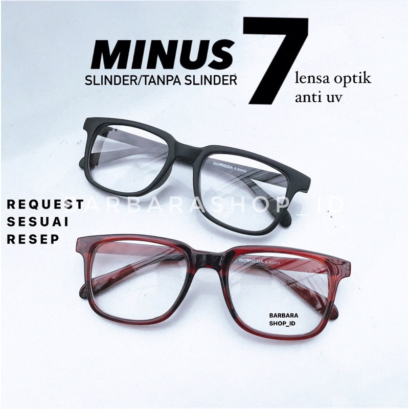 KACAMATA MINUS 7,6,5,4,3,2,1 KACAMATA MINUS SLINDER RABUN JAUH | R3001