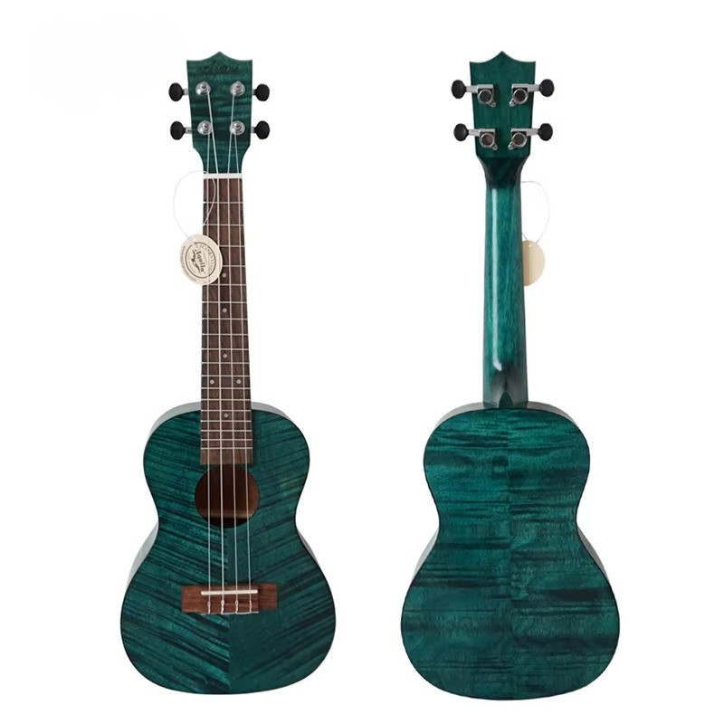 Ukulele 23 Inch Flame Mahogany Tenor Student Ukelele Uke Lover Guitar Beginner