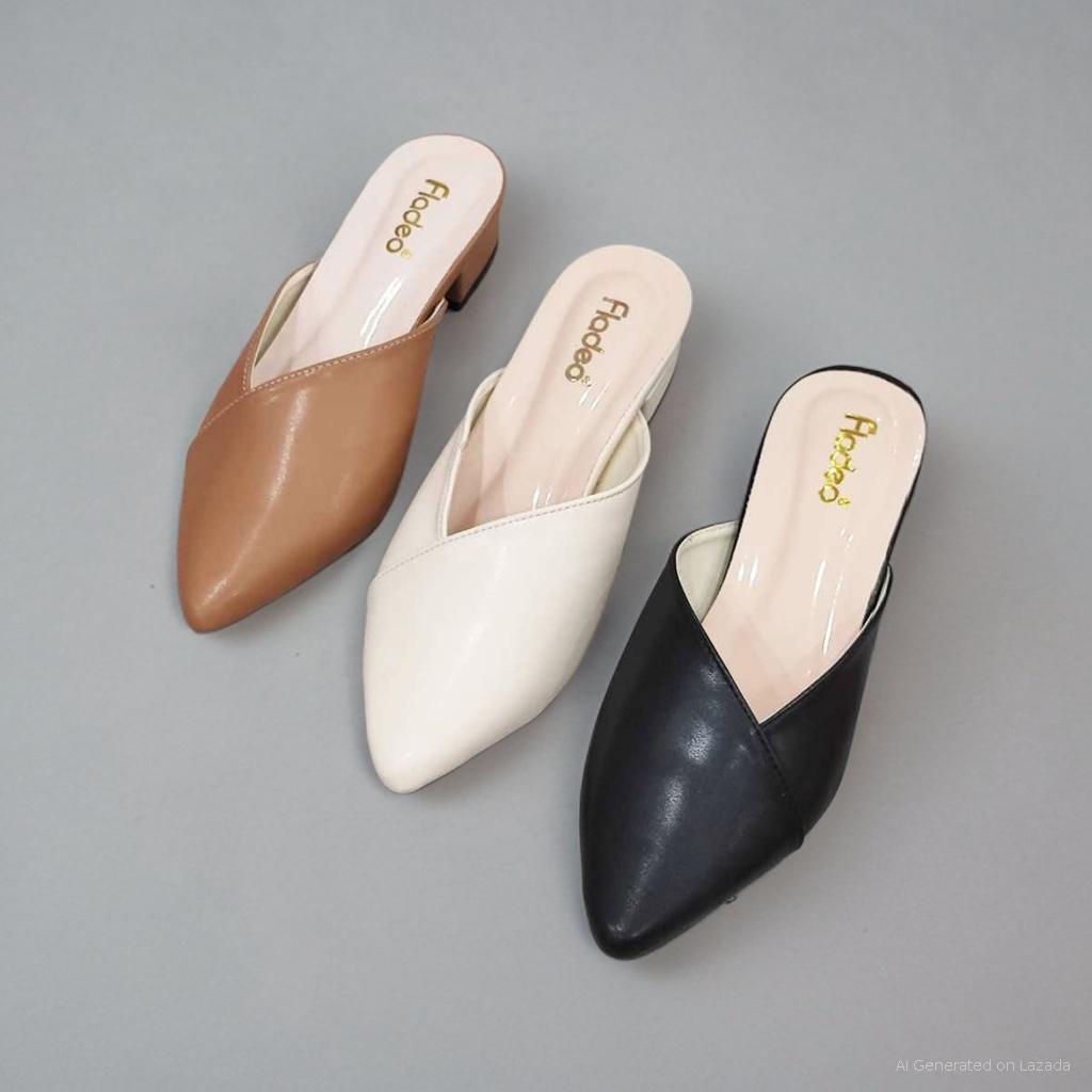 Sandal Wanita Termurah Hak 3cm FLADEO (Slop Miring)