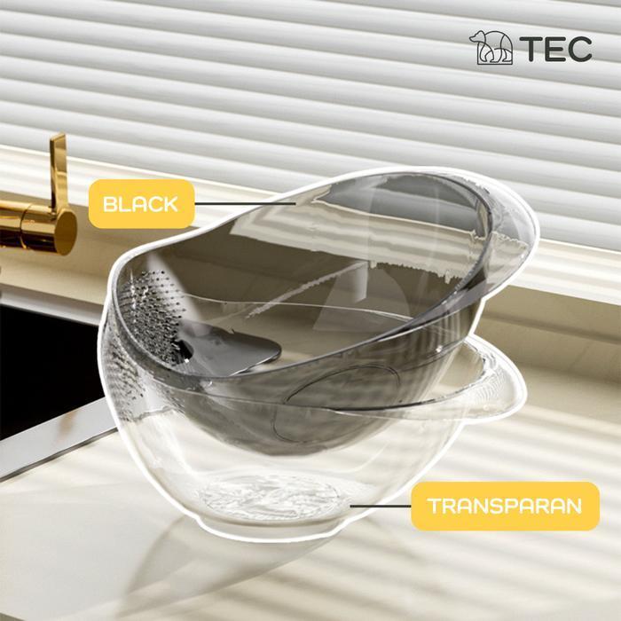 Diskon BISO Wadah Tempat Peniris Cuci Beras Dapur Baskom Saringan Cuci Buah-Buahan Peniris Beras Est