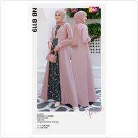 NIBRAS GAMIS DEWASA NB B119 DUSTY PINK
