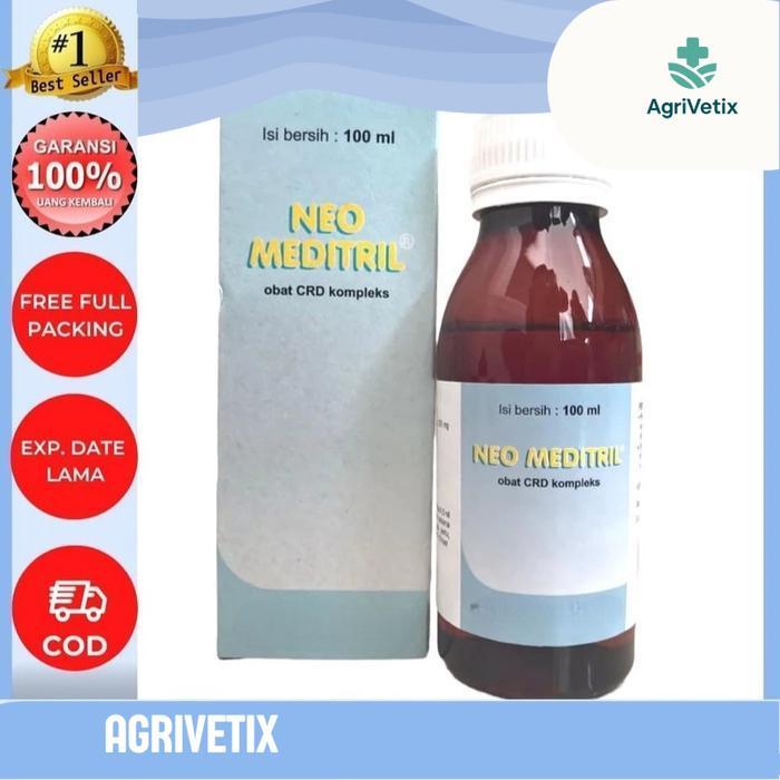 AGRIVETIX - NEO MEDITRIL 100 ml NEO MEDITRIL 250 ml ORAL - OBAT HEWAN TERNAK - 100ml