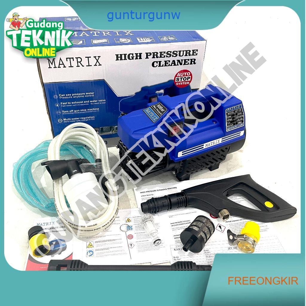 Alat Mesin Cuci Motor Mobil Steam JET-100 MATRIX / Jet Cleaner High Pressure Washer JET100 MATRIX